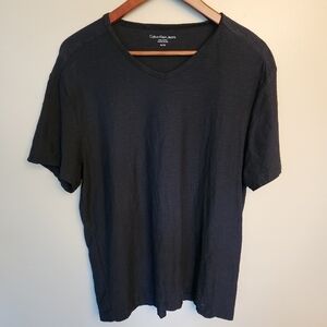 Calvin Klein Jeans XL Vneck T-shirt Black